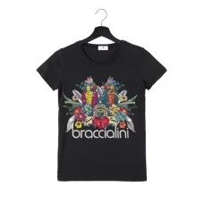 T-shirt Braccialini nero BTOP229 XX122LG
